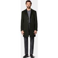 Hawes & Curtis Pure Wool Overcoat Black