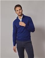 Pure Wool Half Zip Jumper