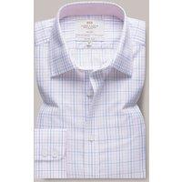 Hawes & Curtis Regular Fit Easy Iron Pure Cotton Shirt Navy Mix