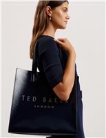 Faux Leather Tote Bag