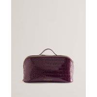 Haanas Imitation Croc Large Washbag