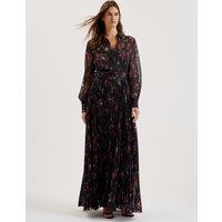 Printed Maxi Shirt Dress