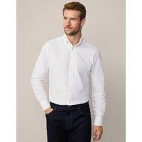 Hackett Slim Fit Pure Cotton Oxford Shirt White