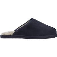 JACK & JONES Fleece Lined Mule Slippers Navy