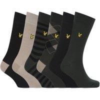 6pk Assorted Cotton Rich Socks