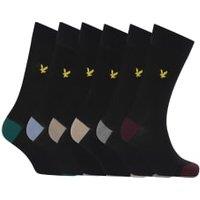 6pk Cotton Rich Socks