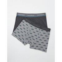 2pk Cotton Rich Motorbike Print Boxers