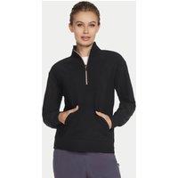 Go Luxe Ribbed Half Zip Sweatshirt