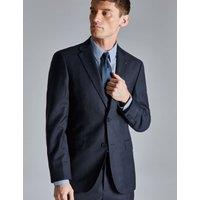 Regular Fit Wool Rich Check Suit Jacket