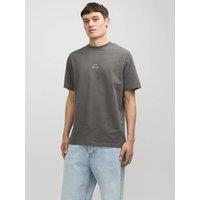 Pure Cotton Crew Neck Mountain Logo T-Shirt