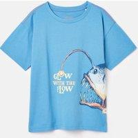 Pure Cotton Fish Print T-Shirt (2-12 Yrs)