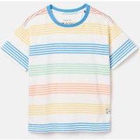 Pure Cotton Striped T-Shirt (2-12 Yrs)