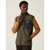 Regatta Frankie Fleece Funnel Neck Zip Up Gilet Khaki