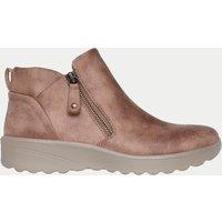 Skechers Lovely Vibe Ankle Boots Brown