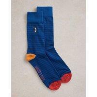 Striped Novelty Cotton Rich Socks