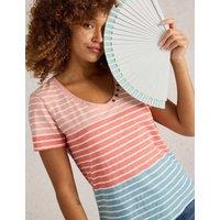 Pure Cotton Striped T-Shirt