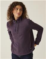 Regatta Juliette Funnel Neck Half Zip Fleece Purple