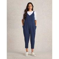 Cotton Rich Jersey Cropped Jumpsuit