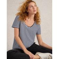 Pure Cotton Striped T-Shirt