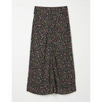 Printed Midi A-Line Skirt