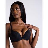 Boux Avenue Wired Ultra Push-Up T-Shirt Bra (B-DD) Black