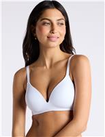 Non-Wired Microfibre Plunge Bra (B-DD)