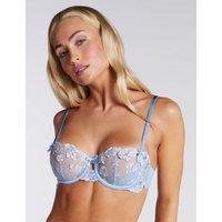 Selina Lace Wired Balconette Bra (A-E)