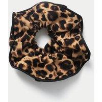 Leopard Print Hair Scrunchie