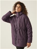 Regatta Rurie Water-Repellent Hooded Padded Coat Purple