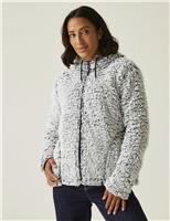 Zelpha Hooded Zip Up Fleece Jacket