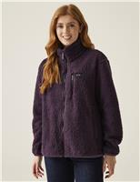 Regatta Ria Zip Up Funnel Neck Fleece Jacket Purple