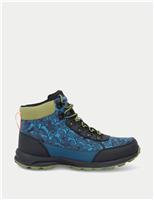 Regatta Orla Kiely Floral Colour Block Hiking Boots Blue Mix