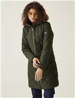 Regatta Fritha III Hooded Padded Longline Coat Black