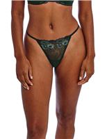 Loveland Mesh Embroidered Thong