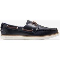 Cole Haan GrandPro Windward Leather Boat Shoes Navy Mix