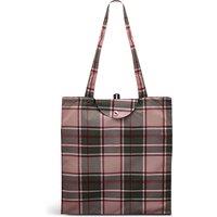 Autumn Check Packable Tote Bag