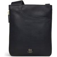 Pockets Leather Zip Around Cross Body Bag