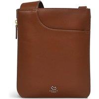 Pockets Leather Zip Around Cross Body Bag
