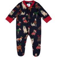 Christmas Dog Sleepsuit (0-9 Mths)