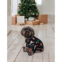 Christmas Dogs Print Dog Pyjama Top