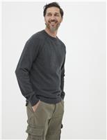 Cotton Rich Crew Neck Jumper