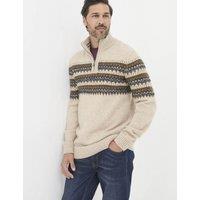 Fair Isle Half Zip Jumper