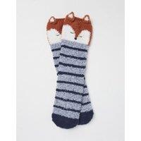 Striped Fox Novelty Socks