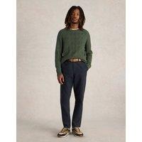 Wool Rich Textured Crew Neck Jumper