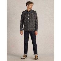 Slim Fit Cotton Rich Print Shirt