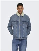 Pure Cotton Sherpa Lined Jacket