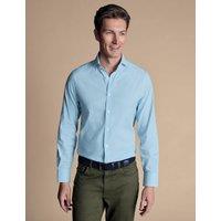 Non Iron Slim Fit Cotton Rich Twill Shirt