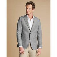 Slim Fit Linen Blend Blazer
