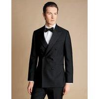 Slim Fit Pure Wool Tuxedo Jacket