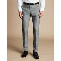 Slim Fit Pure Wool Suit Trousers